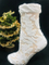 Floral Damask Ankle Socks