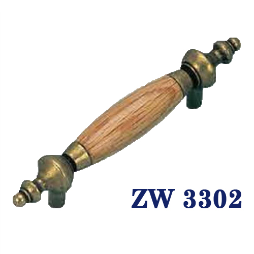 Zinc Alloy Insert Wood Pulls